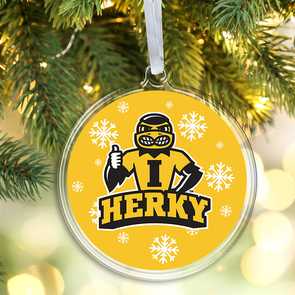 Iowa Hawkeyes - Herky Christmas Ornament