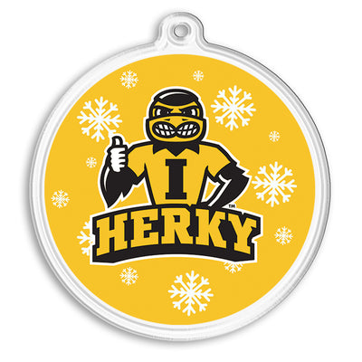 Iowa Hawkeyes - Herky Christmas Ornament