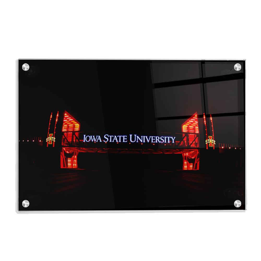 Iowa State Cyclones - Iowa State Bridge - College Wall Art #Canvas