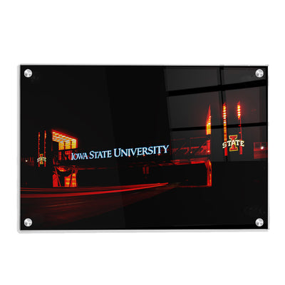 Iowa State Cyclones - Iowa State University Bridge - College Wall Art #Acrylic