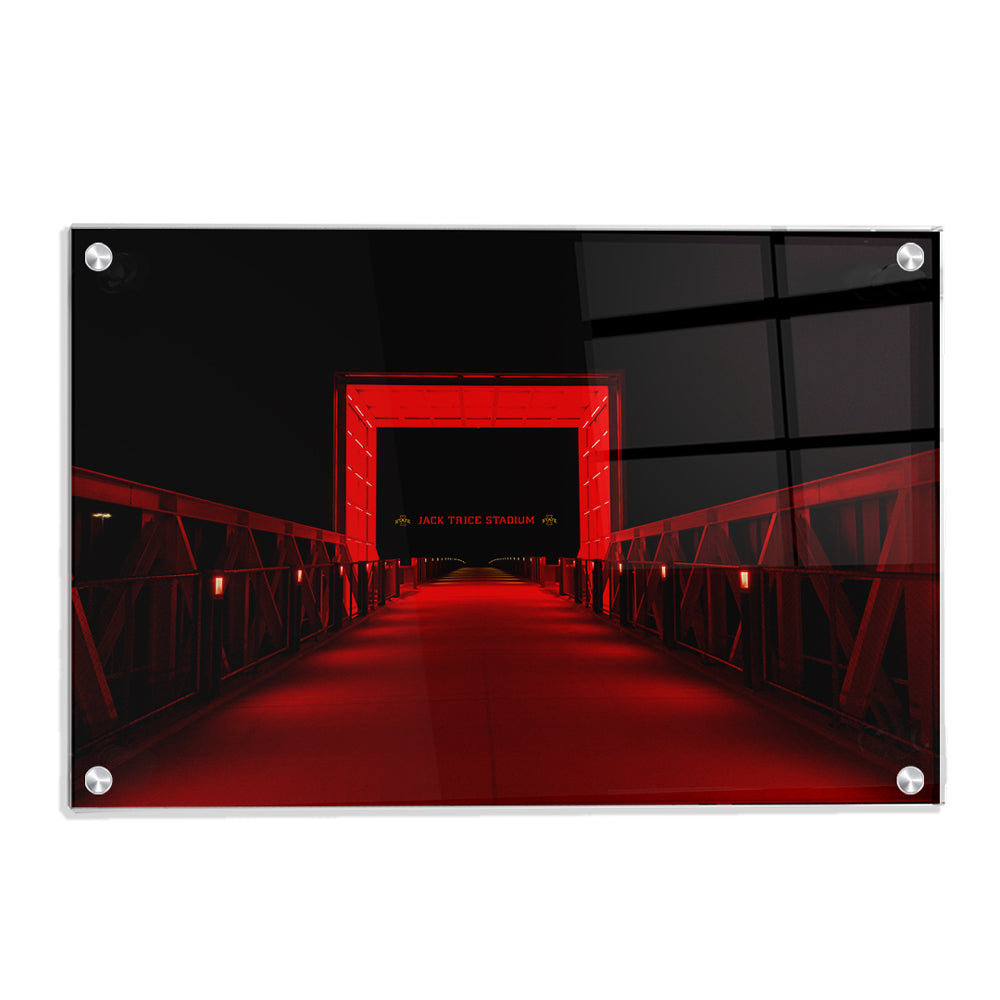 Iowa State Cyclones - The Bridge Jack Trice Stadium - College Wall Art #Canvas