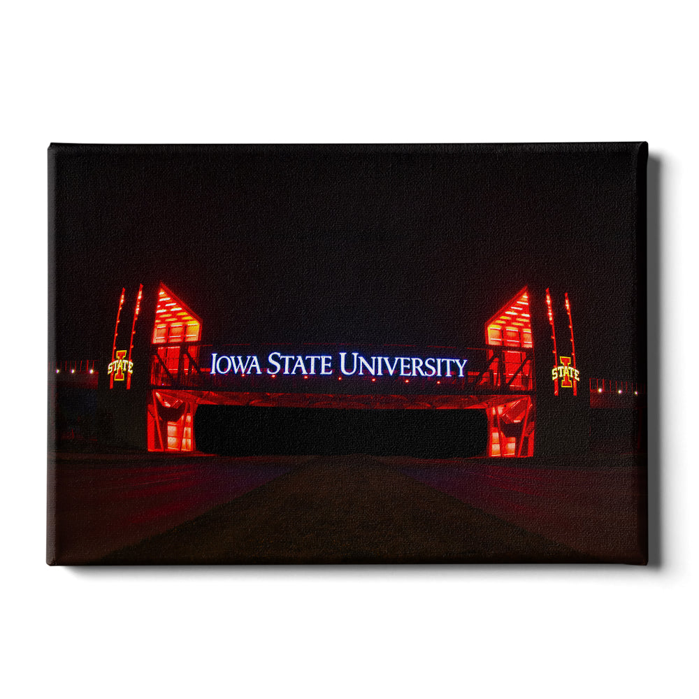 Iowa State Cyclones - Iowa State Bridge - College Wall Art #Canvas