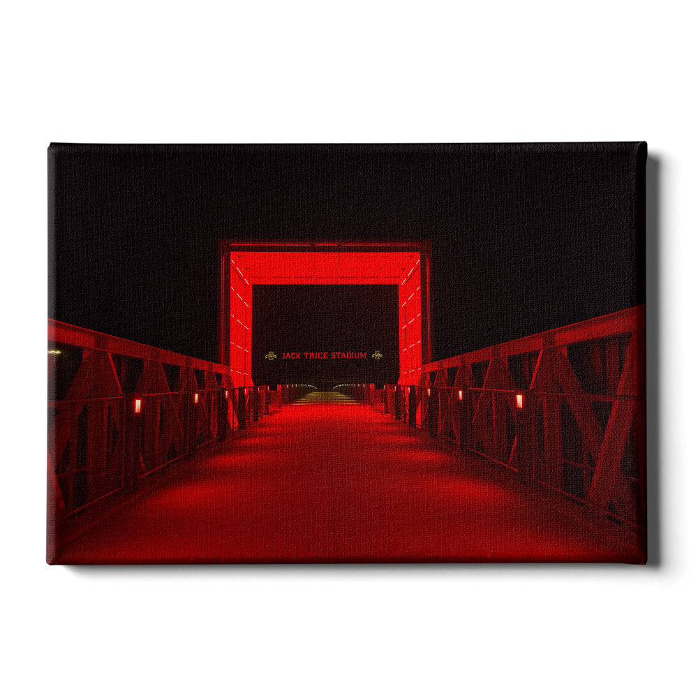 Iowa State Cyclones - The Bridge Jack Trice Stadium - College Wall Art #Canvas