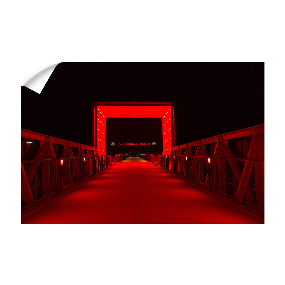 Iowa State Cyclones - The Bridge Jack Trice Stadium - College Wall Art #Canvas