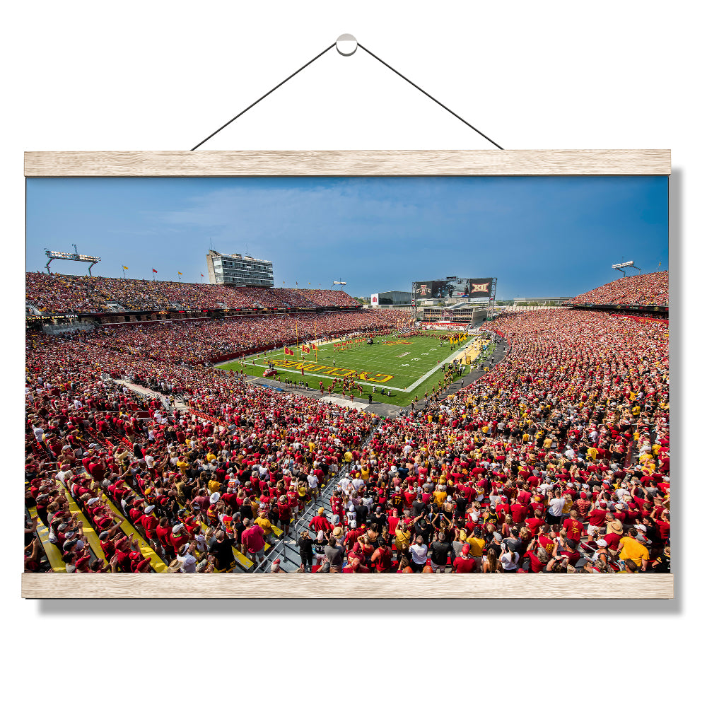 Iowa State Cyclones - Enter Iowa State - College Wall Art #Canvas