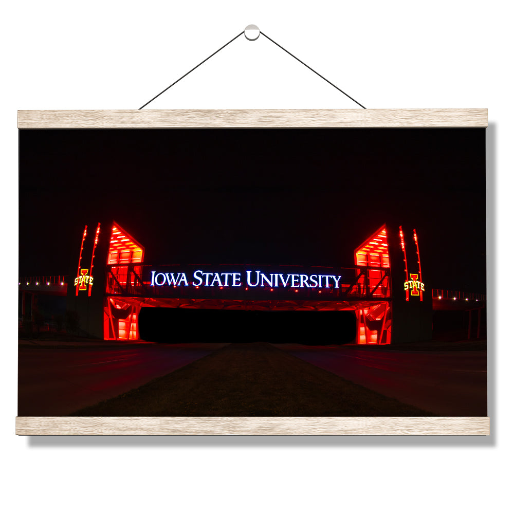 Iowa State Cyclones - Iowa State Bridge - College Wall Art #Canvas