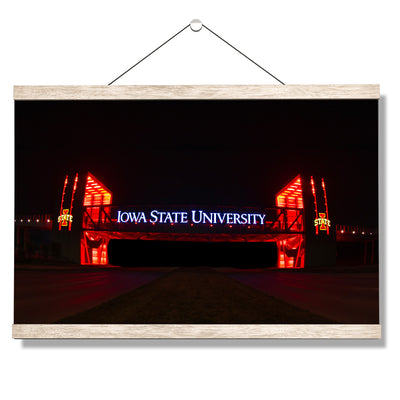 Iowa State Cyclones - Iowa State Bridge - College Wall Art #Hanging Canvas