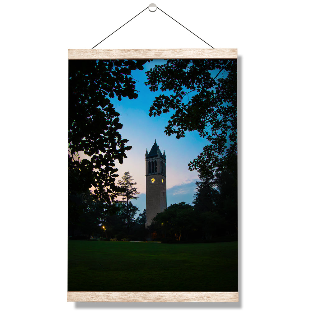 Iowa State Cyclones - Sunset Campanile View - College Wall Art #Canvas