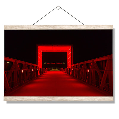 Iowa State Cyclones - The Bridge Jack Trice Stadium - College Wall Art #Hanging Canvas