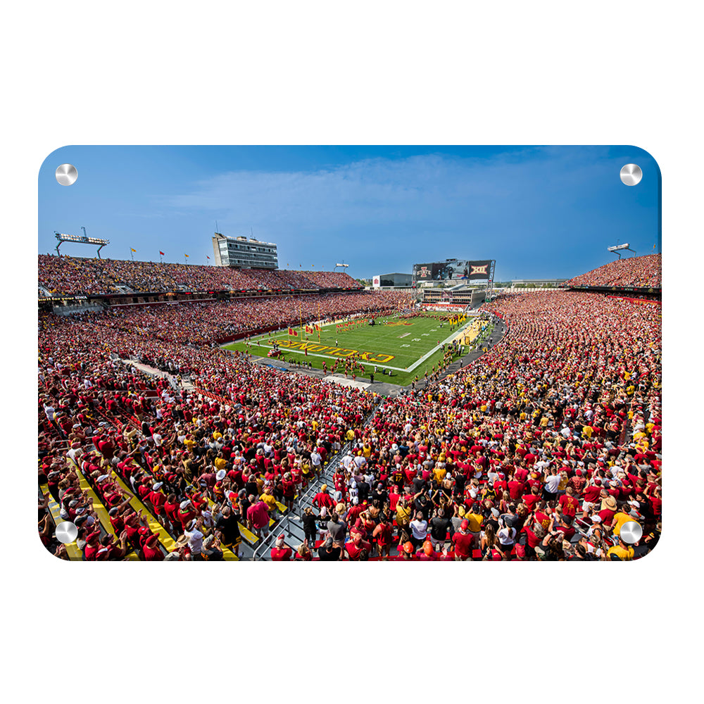 Iowa State Cyclones - Enter Iowa State - College Wall Art #Canvas