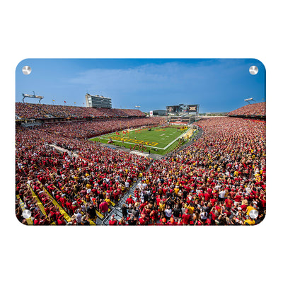 Iowa State Cyclones - Enter Iowa State - College Wall Art #Metal