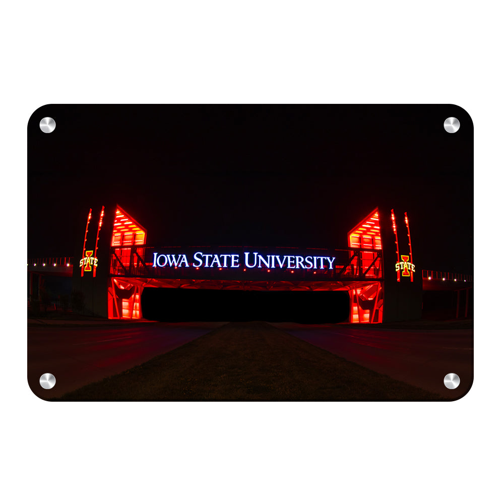 Iowa State Cyclones - Iowa State Bridge - College Wall Art #Canvas