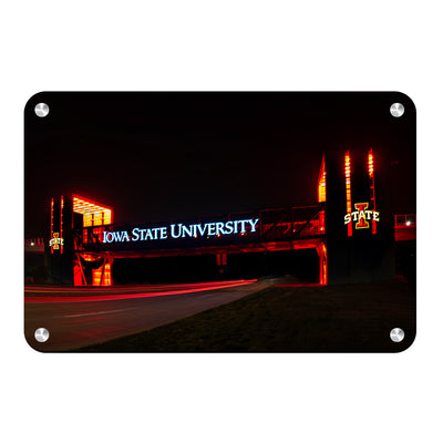 Iowa State Cyclones - Iowa State University Bridge - College Wall Art #Metal