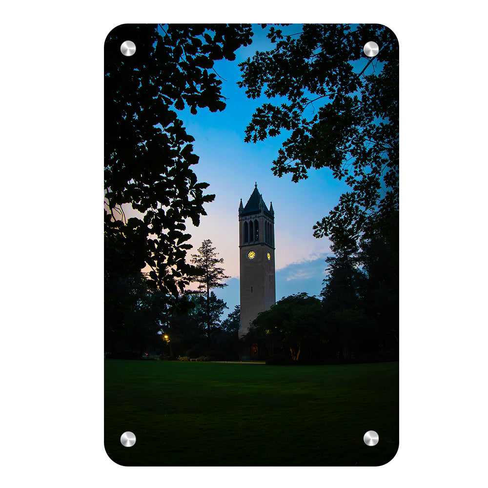 Iowa State Cyclones - Sunset Campanile View - College Wall Art #Canvas