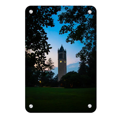 Iowa State Cyclones - Sunset Campanile View - College Wall Art #Metal