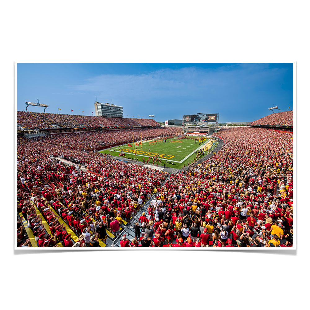Iowa State Cyclones - Enter Iowa State - College Wall Art #Canvas