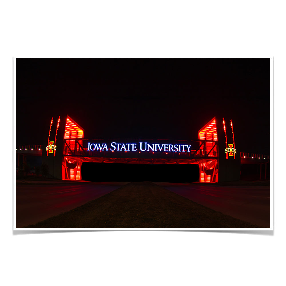 Iowa State Cyclones - Iowa State Bridge - College Wall Art #Canvas