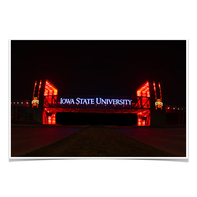 Iowa State Cyclones - Iowa State Bridge - College Wall Art #Poster