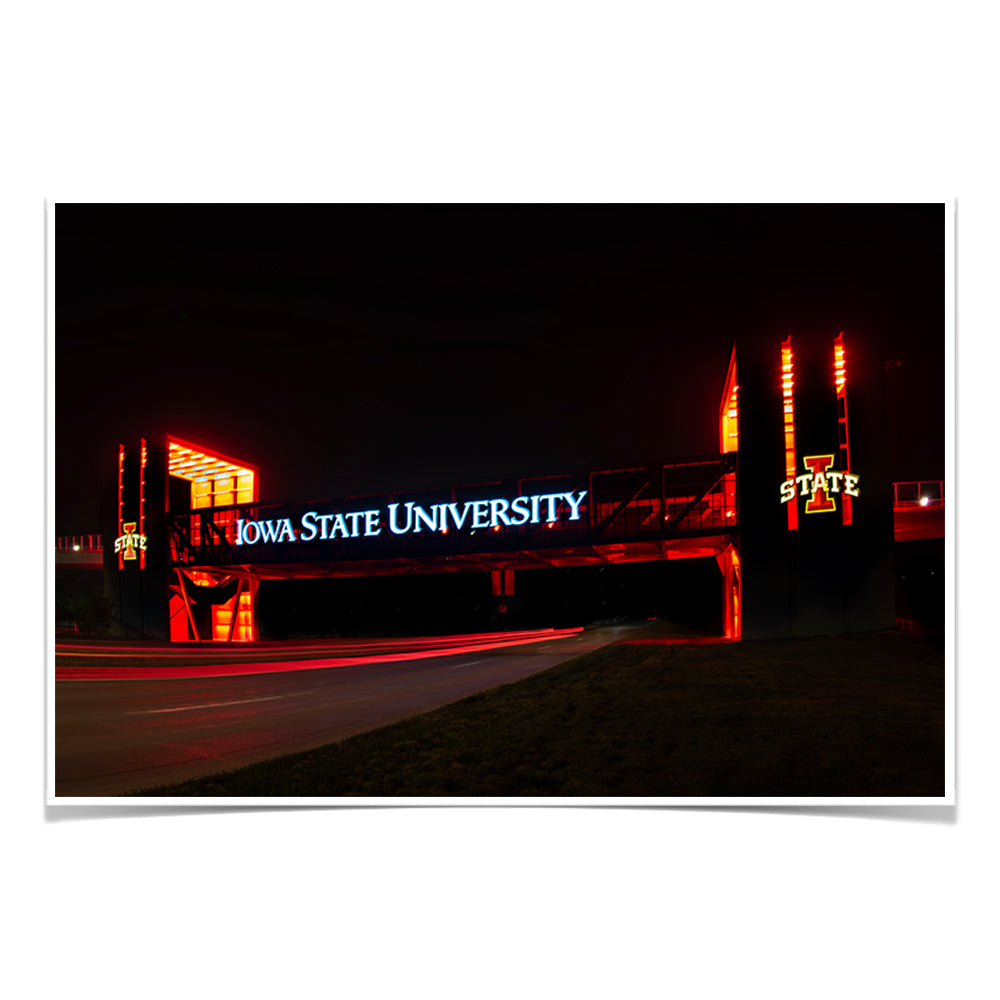 Iowa State Cyclones - Iowa State University Bridge - College Wall Art #Canvas