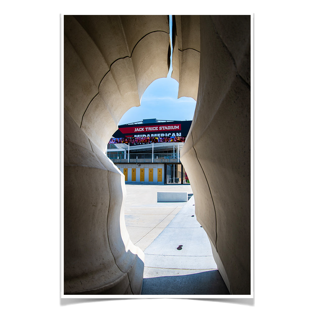 Iowa State Cyclones - Jack Trice View - College Wall Art #Canvas