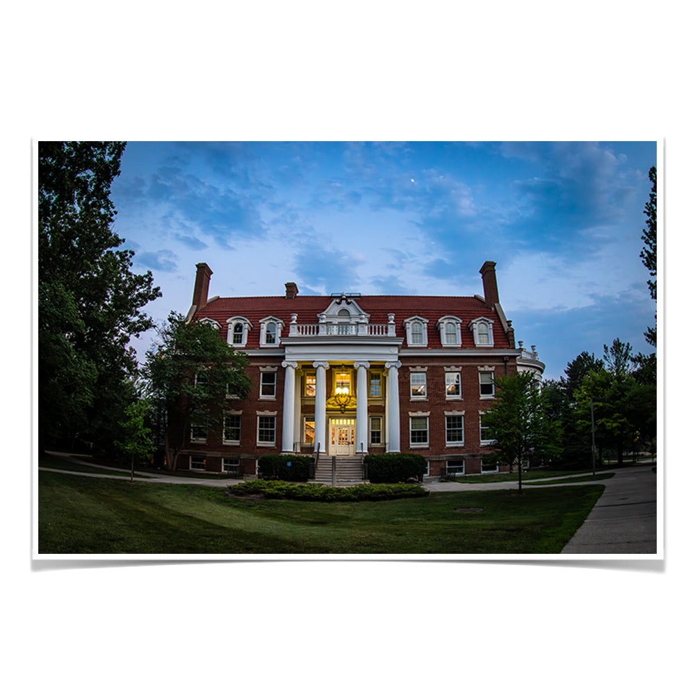 Iowa State Cyclones - Twilight Mansion - College Wall Art #Canvas