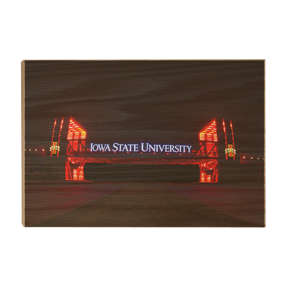 Iowa State Cyclones - Iowa State Bridge - College Wall Art #Canvas