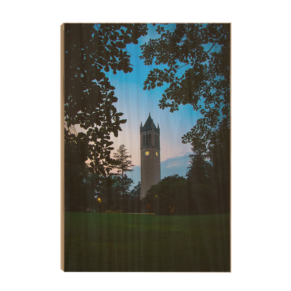 Iowa State Cyclones - Sunset Campanile View - College Wall Art #Canvas