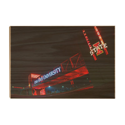 owa State Cyclones - The Bridge - College Wall Art #Wood