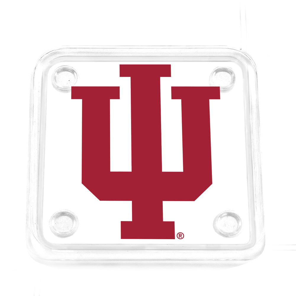 Indiana Hoosiers - IU Mark Acrylic Drink Coaster
