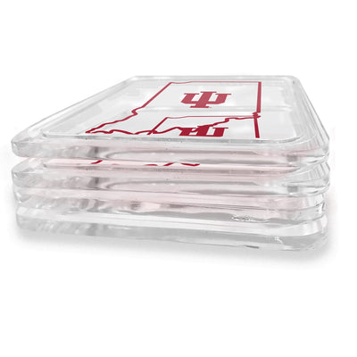Indiana Hoosiers - Indiana's State Acrylic Drink Coaster