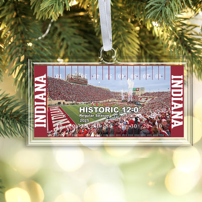 Indiana Hoosiers - Historic Indiana Football Ornament & Bag Tag