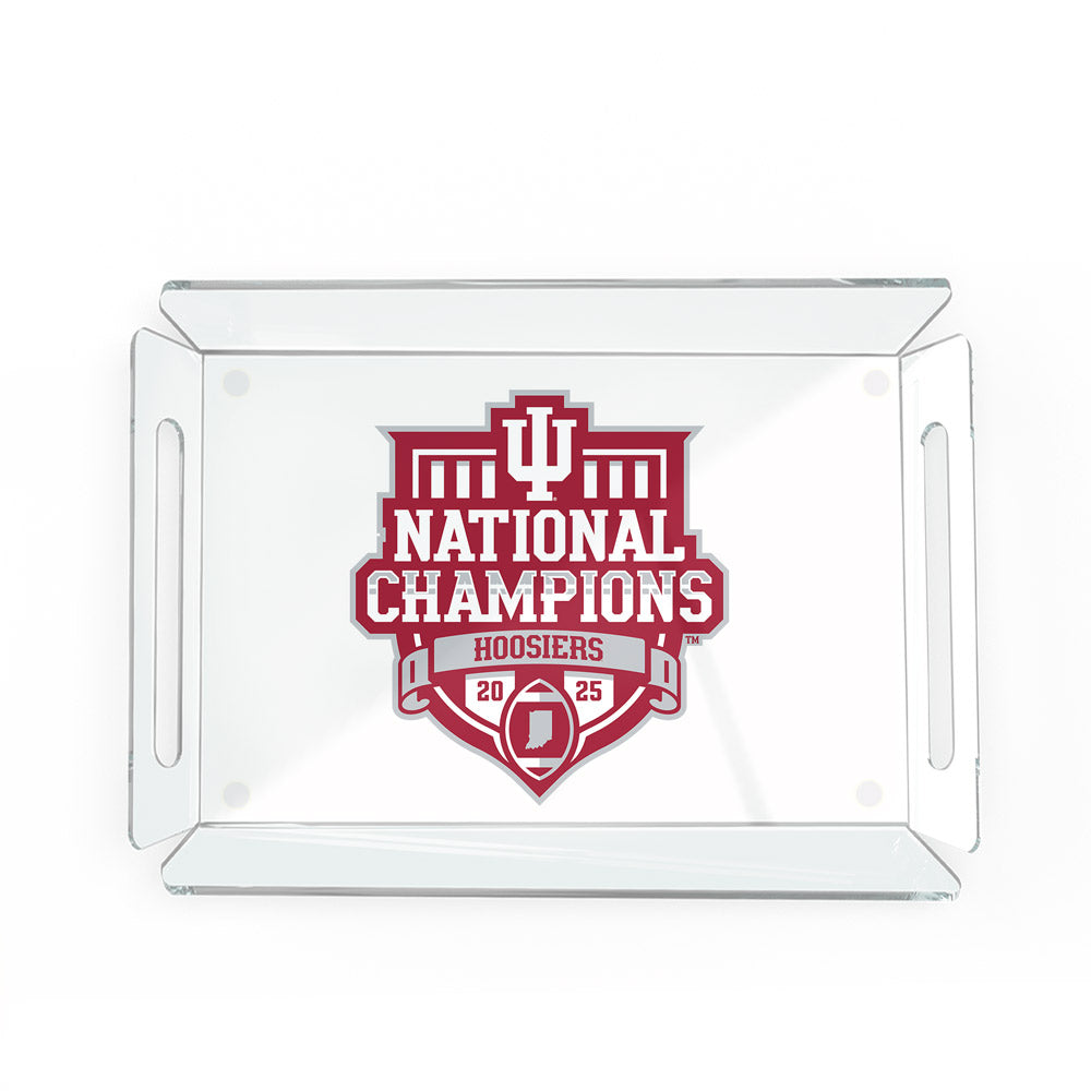Indiana Hoosiers - Indiana Hoosiers National Champions Decorative Acrylic Serving Tray