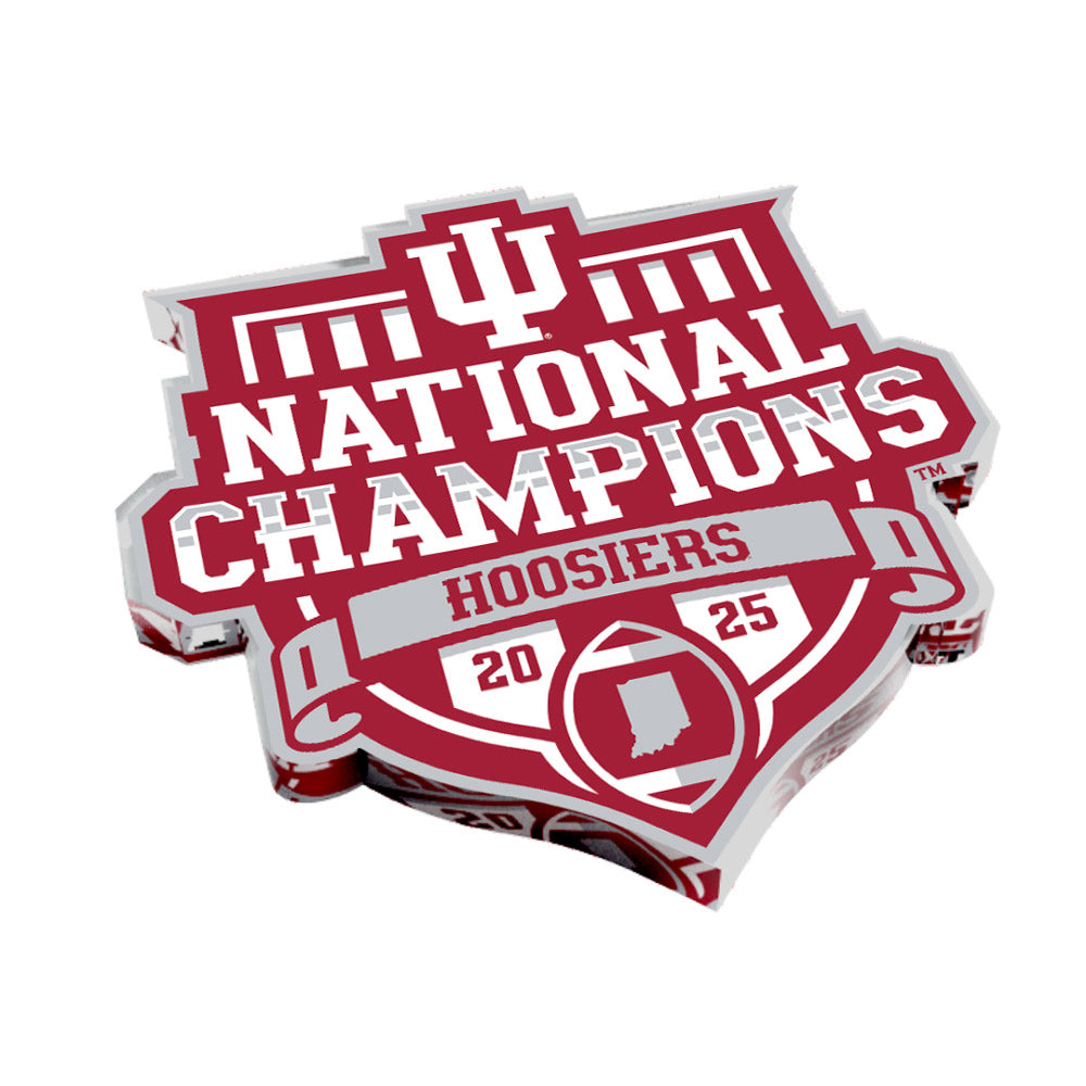 Indiana Hoosiers - Indiana Hoosiers Football National Champions Dimensional Drink Coaster
