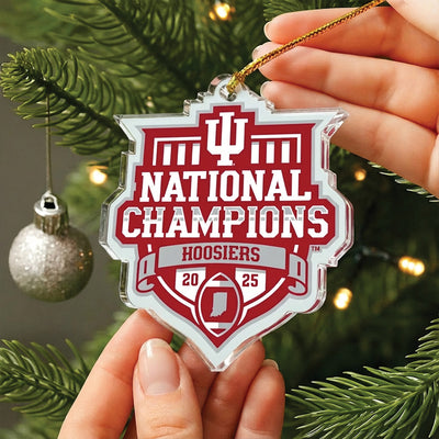 Indiana Hoosiers - Indiana Hoosiers National Champions Bag Tag & Ornament