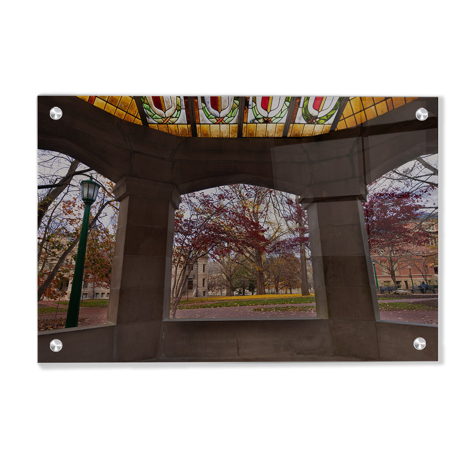 Indiana Hoosiers - Indiana Autumn Framed - College Wall Art #Canvas