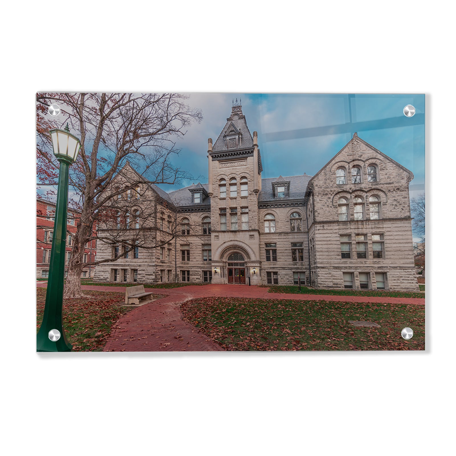 Indiana Hoosiers - Kirwood Hall - College Wall Art #Canvas