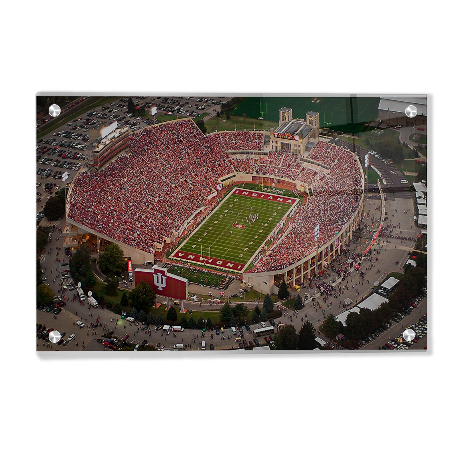 Indiana Hoosiers - Memorial Stadium Aerial - College Wall Art #Canvas