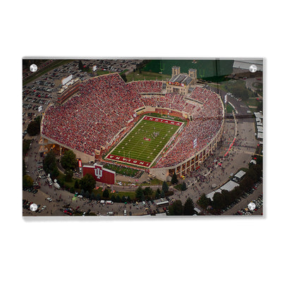 Indiana Hoosiers - Memorial Stadium Aerial - College Wall Art #Acrylic