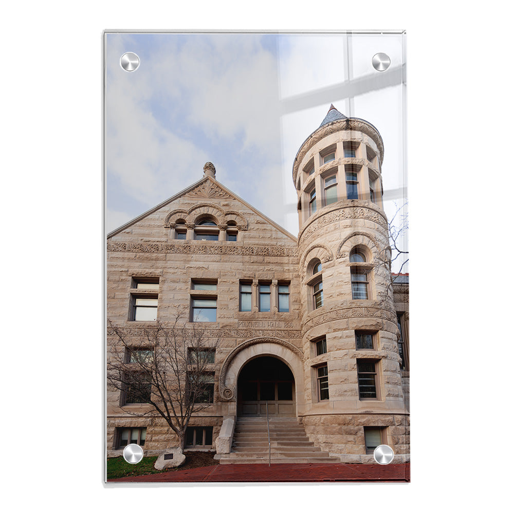 Indiana Hoosiers - Maxwell Hall - College Wall Art #Canvas