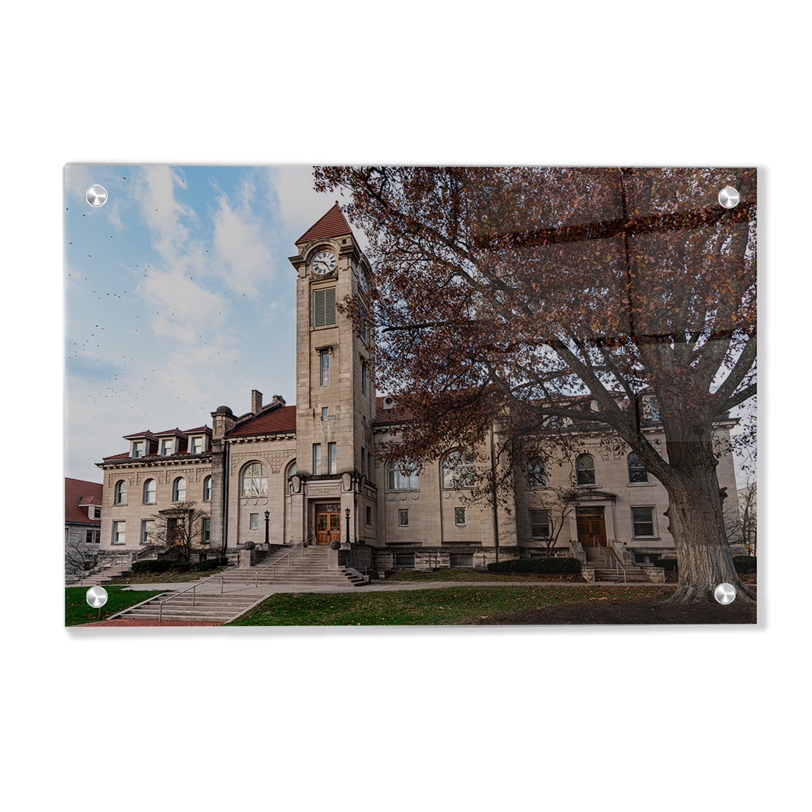 Indiana Hoosiers - Student Building - College Wall Art #Canvas