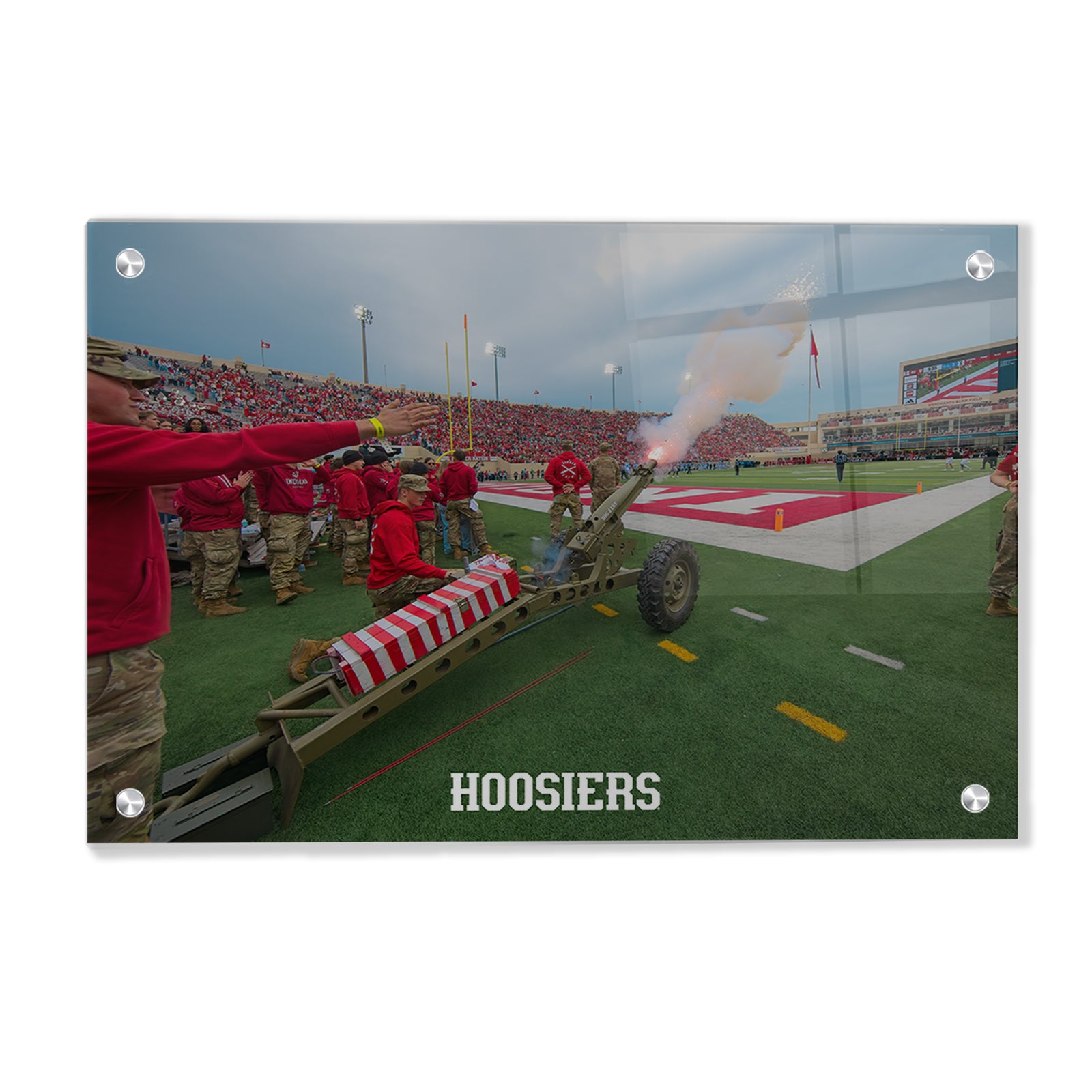 Indiana Hoosiers - Fire the Cannon - College Wall Art #Canvas