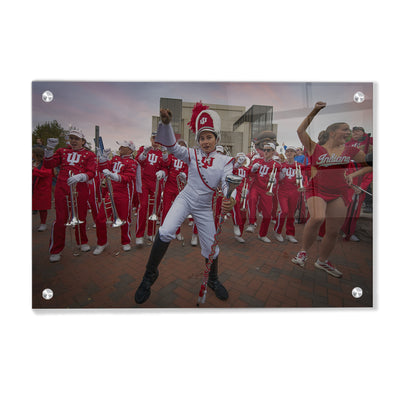 Indiana Hoosiers - IU Marching Hundred Sunrise - College Wall Art #Acrylic