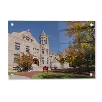 Indiana Hoosiers - Autumn Maxwell Hall - College Wall Art #Acrylic