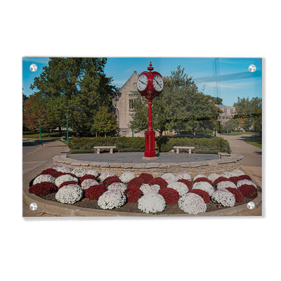 Indiana Hoosiers - IU Clock - College Wall Art #Acrylic