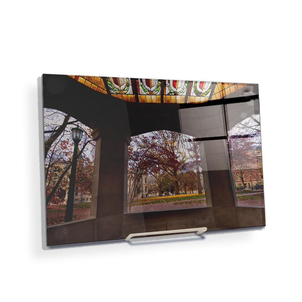 Indiana Hoosiers - Indiana Autumn Framed - College Wall Art #Canvas