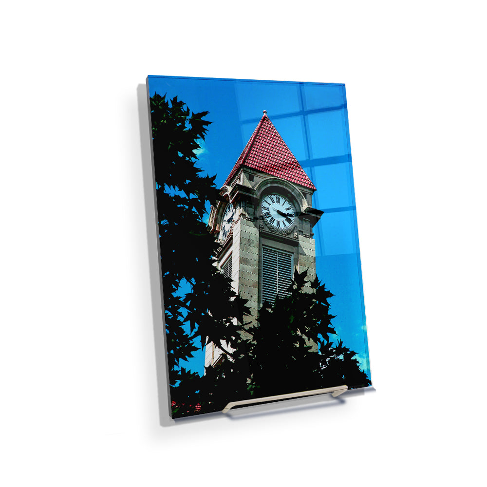 Indiana Hoosiers - IU Clock Tower - College Wall Art #Canvas