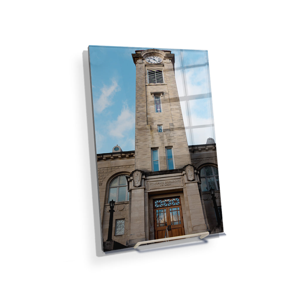 Indiana Hoosiers - The Clock Tower - College Wall Art #Canvas