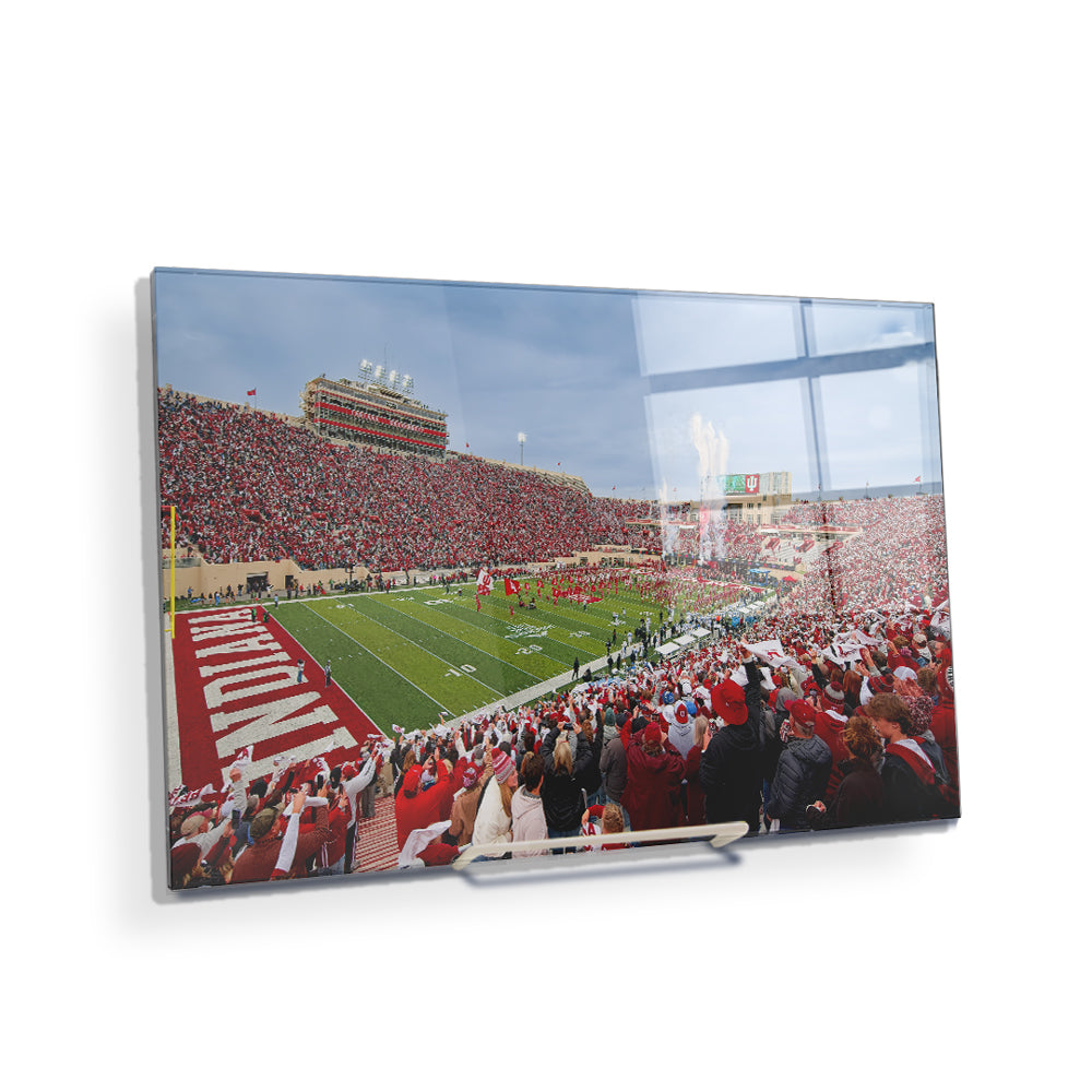 Indiana Hoosiers - Enter Indiana Hoosiers - College Wall Art #Canvas 