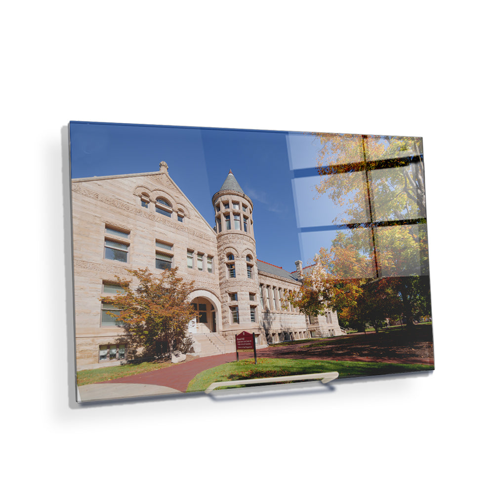 Indiana Hoosiers - Autumn Maxwell Hall - College Wall Art #Canvas
