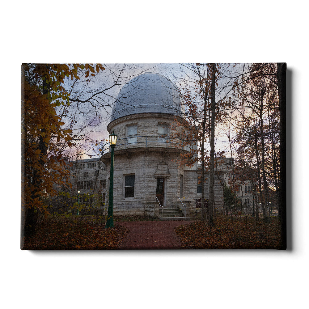Indiana Hoosiers - Kirkwood Observatory at Dusk - College Wall Art #Canvas 